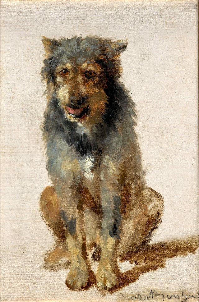 Étude de chien de berger by Rosa Bonheur