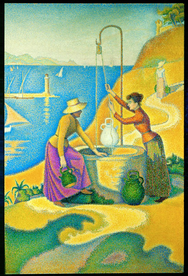 Women by the Well by Paul Signac