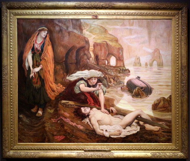Haydee discovering the body of Don Juan by Ford Madox Brown