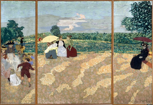 Public Gardens by Édouard Vuillard
