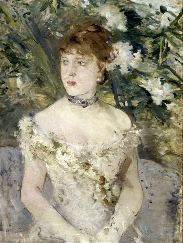 Young Girl in a Ball Gown by Berthe Morisot