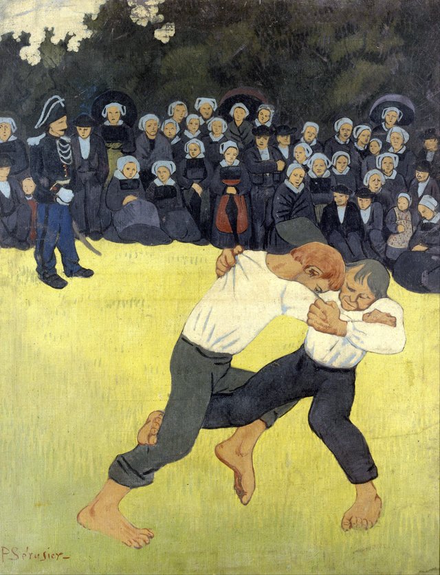 La Lutte bretonne by Paul Sérusier
