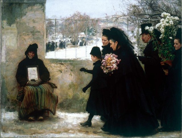 All Saints' Day by Émile Friant