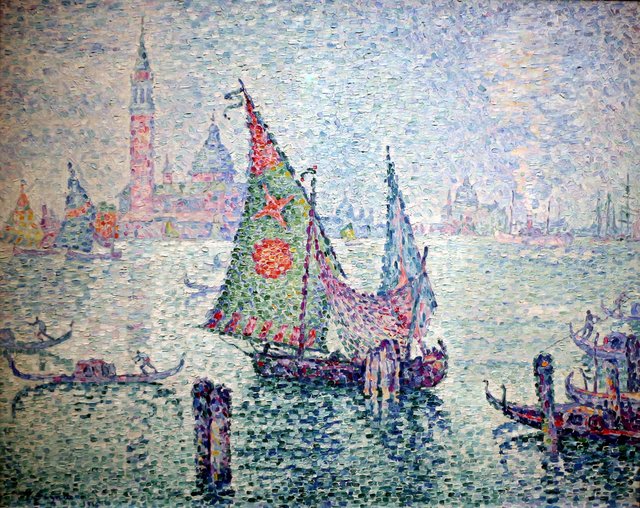 The Green Sail by Paul Signac