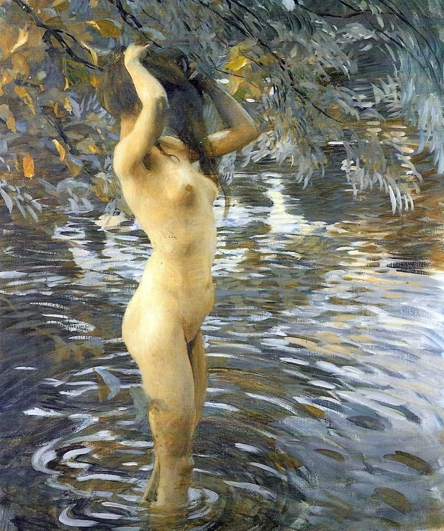 The Bath by Ettore Tito