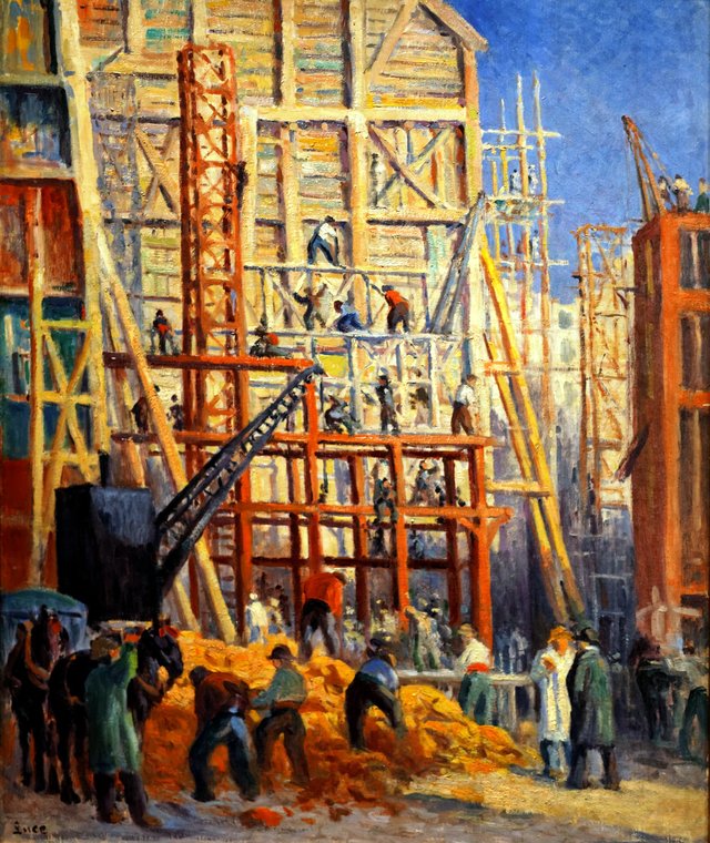 Le chantier by Maximilien Luce