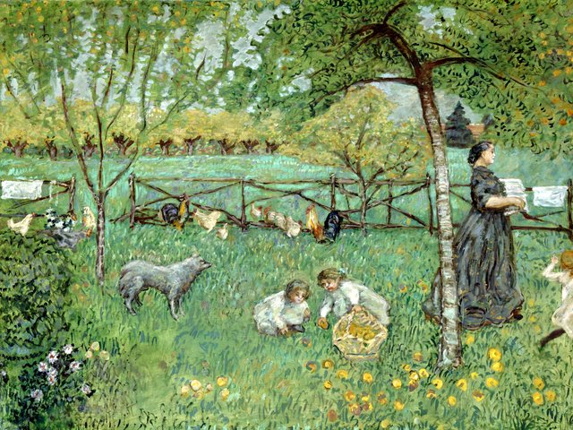 The Large Garden by Pierre Bonnard