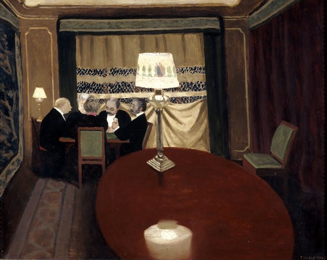 Poker by Félix Vallotton