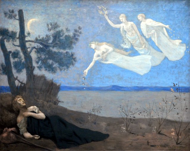 The dream by Pierre Puvis de Chavannes