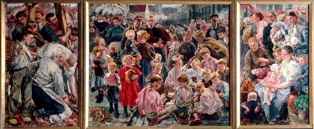 Les Âges de l'ouvrier by Léon Frédéric