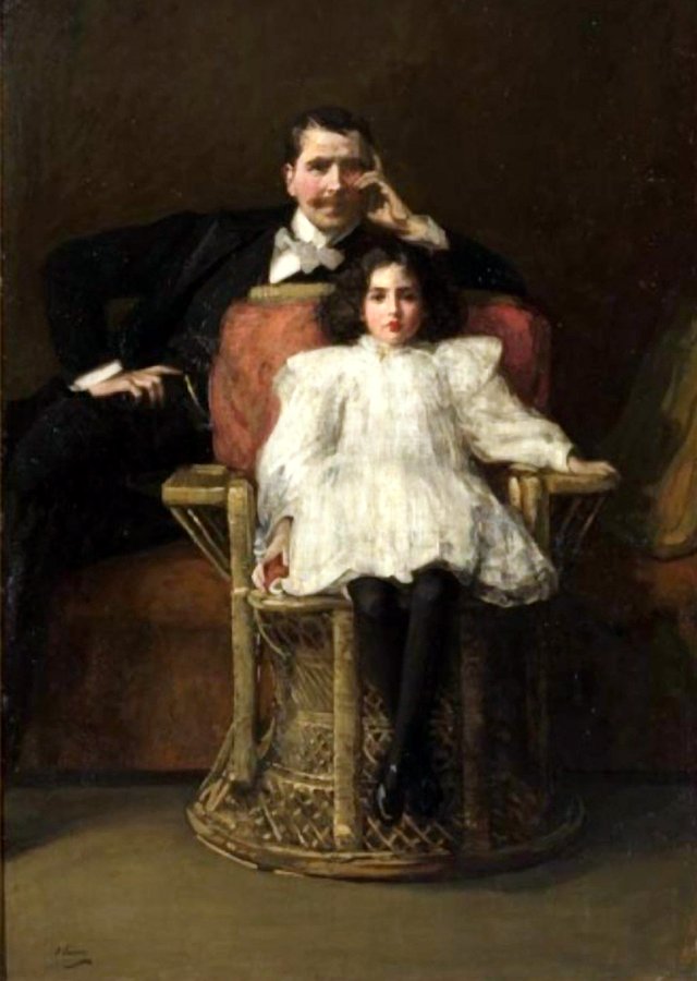 Father and Daughter by John Lavery