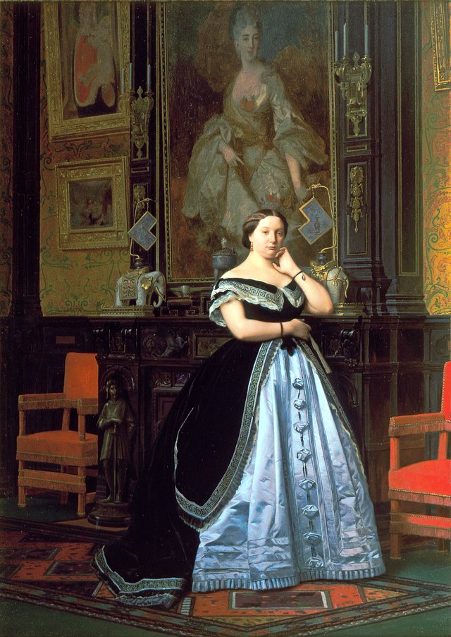Portrait de Charlotte de Rothschild by Jean-Léon Gérôme by Jean-Léon Gérôme