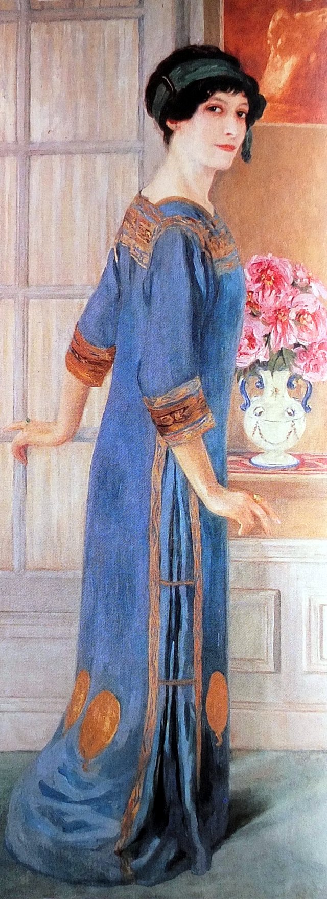 Self-portrait by Clémentine Hélène Dufau