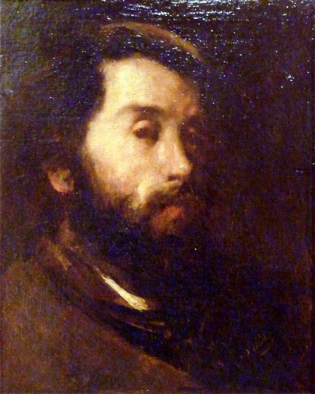 Self-portrait by Antoine Vollon