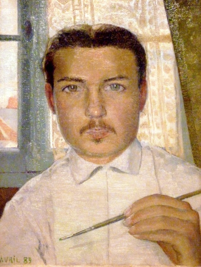 Portrait of the artist at the age of 18 years by Maurice Denis