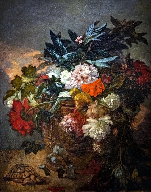 Vase de pivoines by Thomas Couture