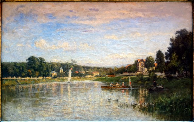 View of Brie-sur-Marne by Stanislas Lépine