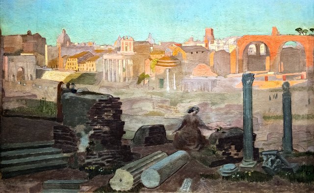 Musée d'Orsay - Vue du Forum, 1904 - Maurice Denis by Maurice Denis