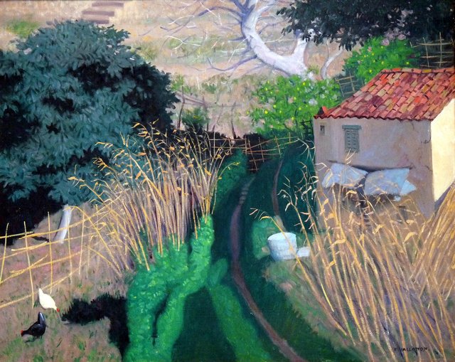 House and Reeds by Félix Vallotton