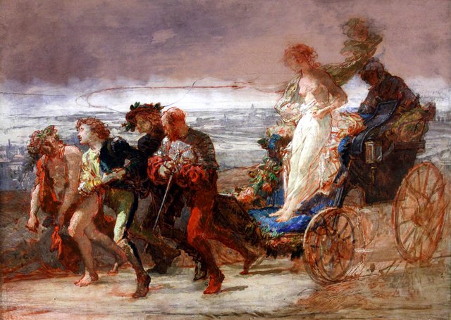 La Courtisane by Thomas Couture