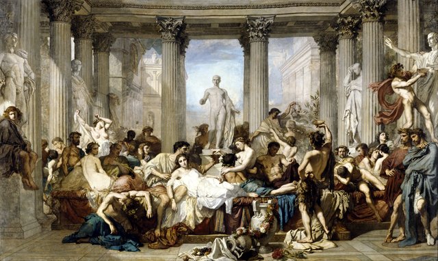The Romans of the Decadence by Thomas Couture