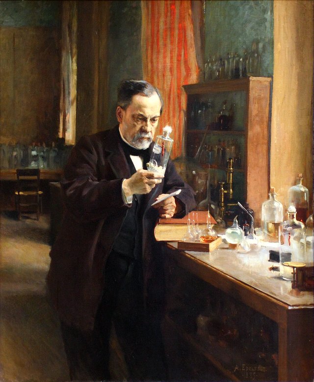 Pasteur's portrait by Edelfelt by Albert Edelfelt