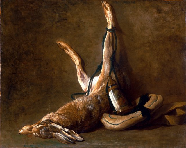 Still Life with a Hare by Jean-Baptiste-Siméon Chardin