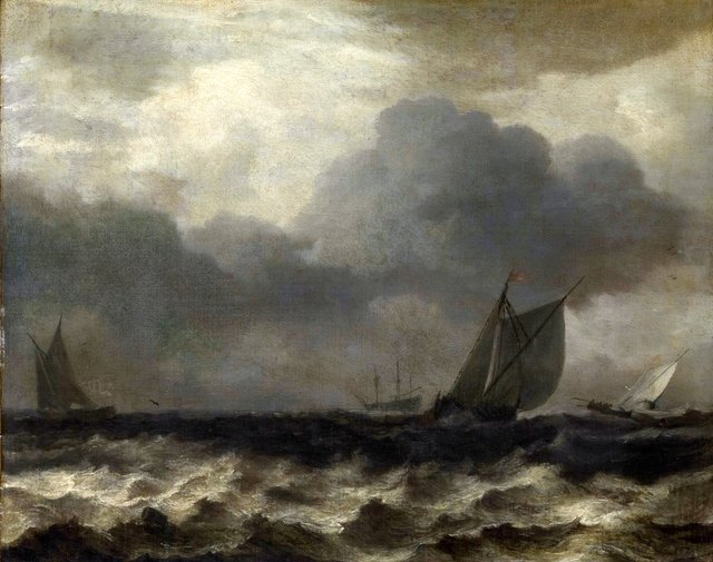 Rough Sea by Allaert van Everdingen