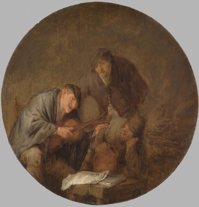 Peasants Making Merry by Adriaen van Ostade