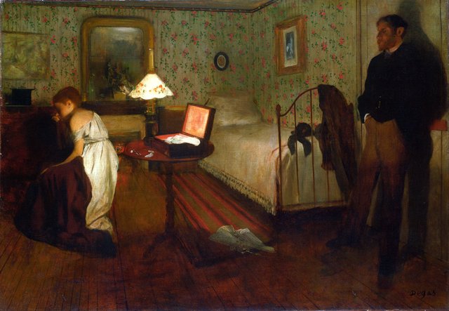 Interior by Edgar Degas