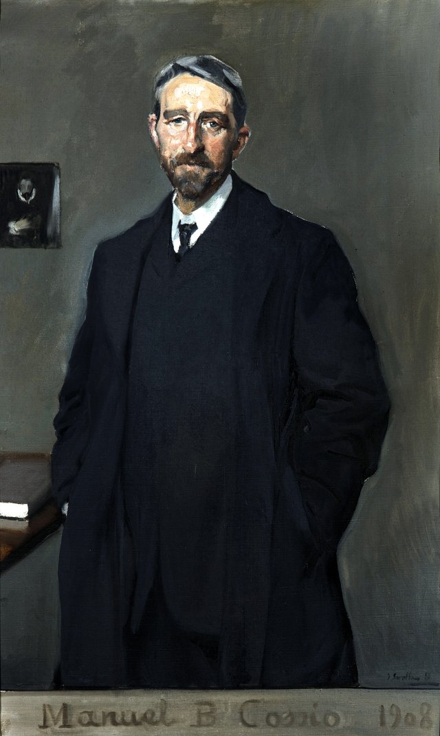 Manuel Bartolomé Cossío by Joaquín Sorolla