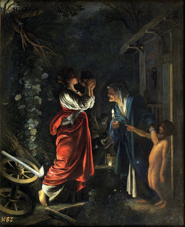 Ceres in the House of Hecuba by Adam Elsheimer