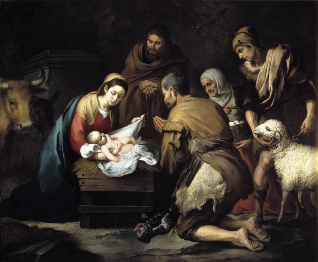 Adoration of the Shepherds by Bartolomé Esteban Murillo