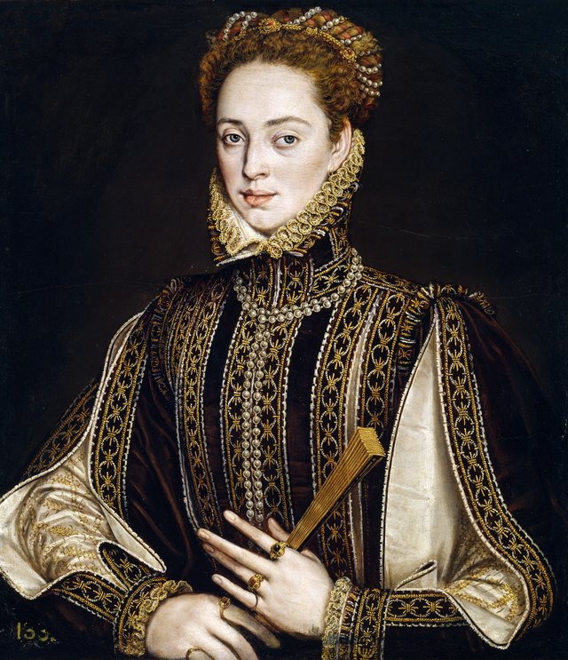 Lady with a Fan by Alonso Sánchez Coello