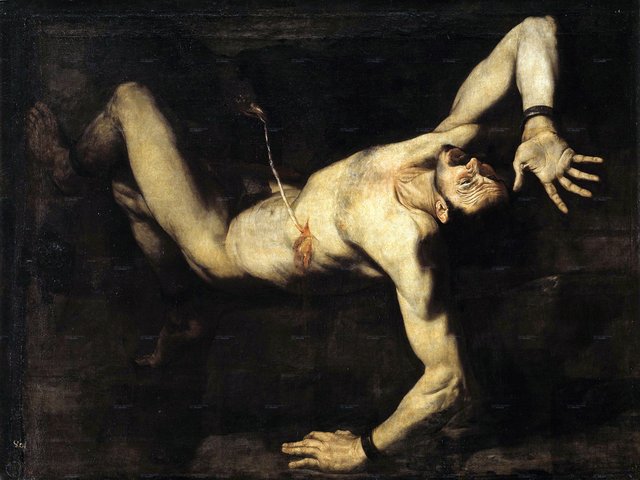 Tityos by Jusepe de Ribera