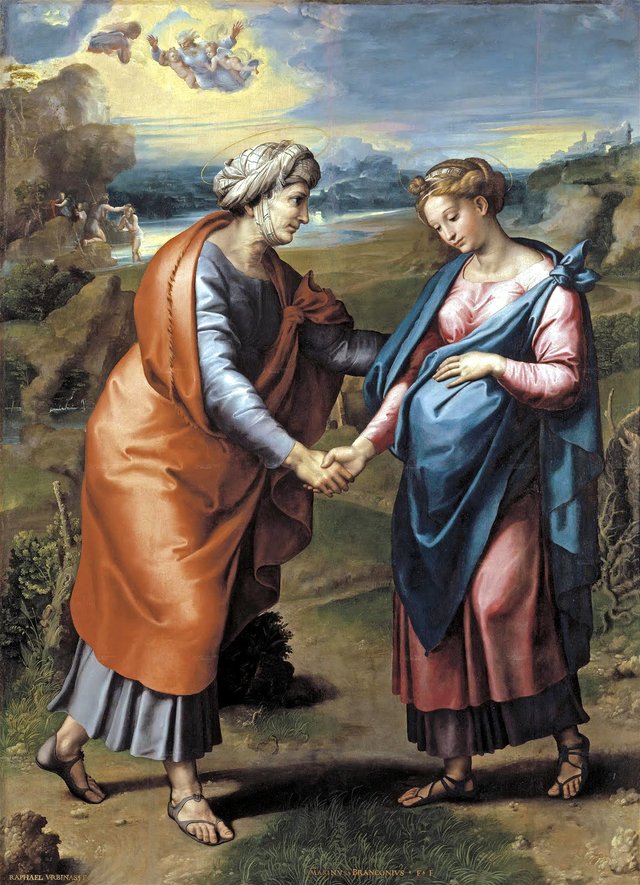 Visitation by Gianfrancesco Penni