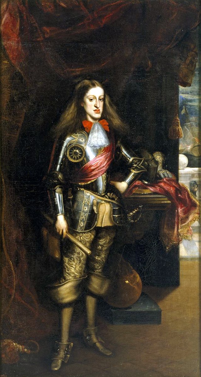 Charles II in armour by Juan Carreño de Miranda