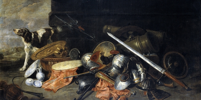 Arms and instruments of war by Pieter Boel