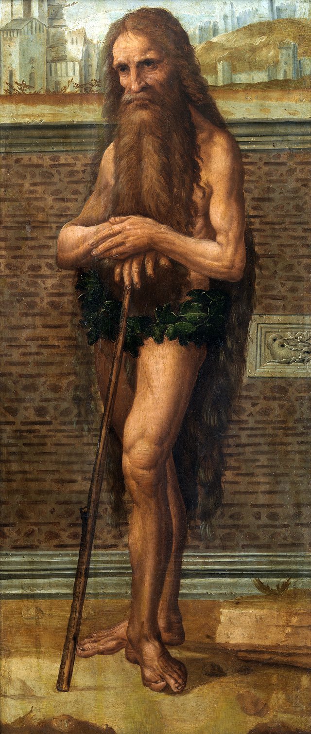 Saint Onuphrius by Fernando Yáñez de la Almedina
