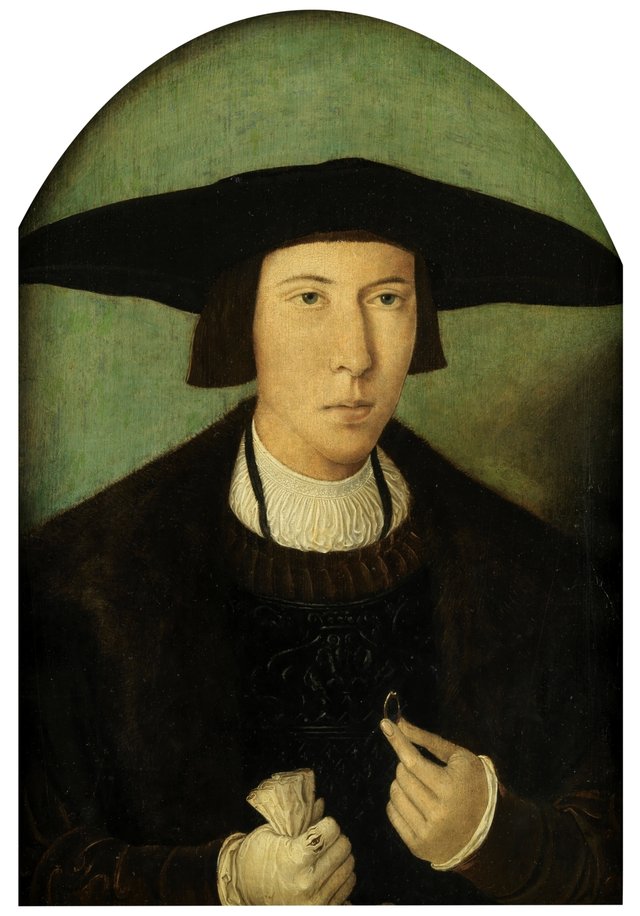 Portrait of a Young Gentleman by Jan Mostaert