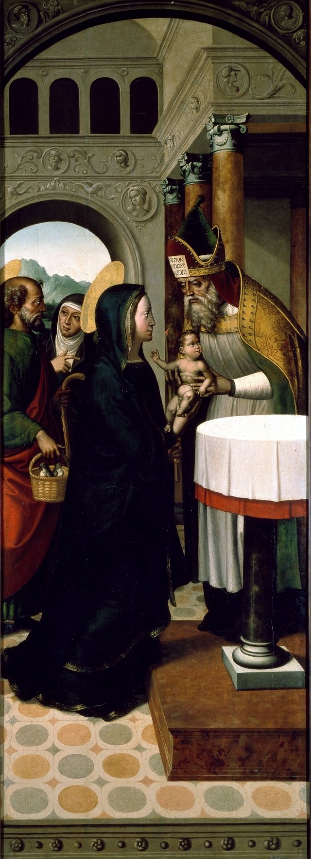 Christ presented in the Temple by Juan Correa de Vivar