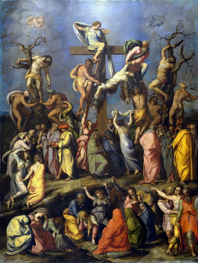 Descent from the Cross by Alessandro Allori