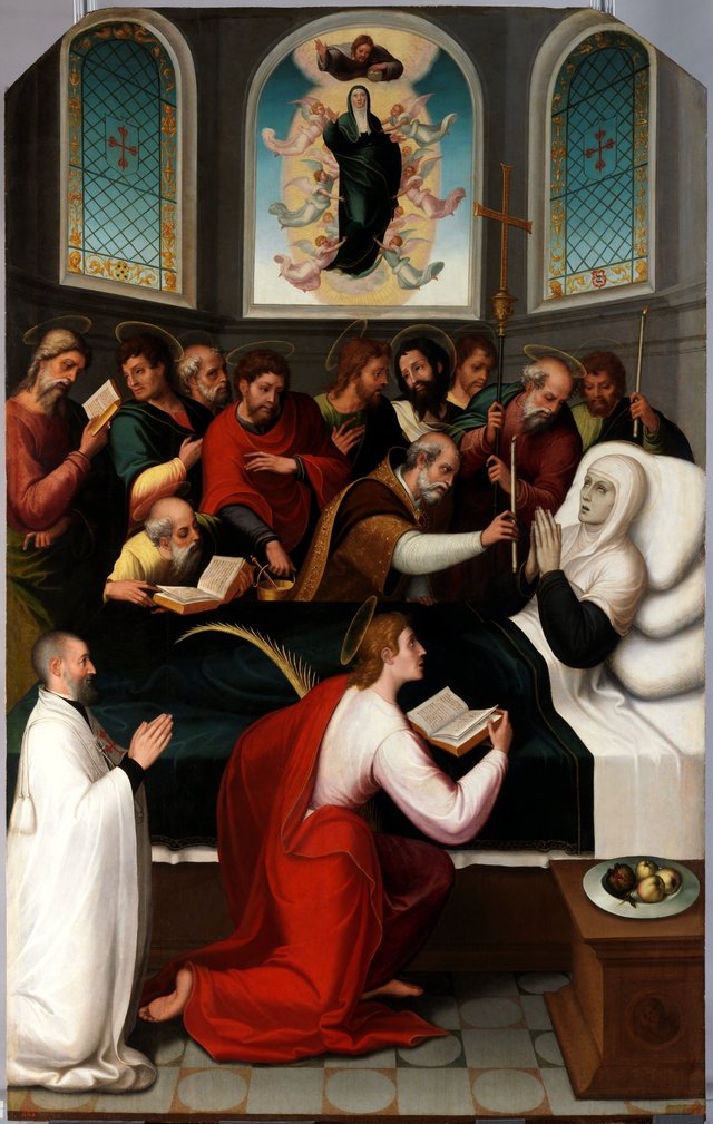 The Death of the Virgin by Juan Correa de Vivar