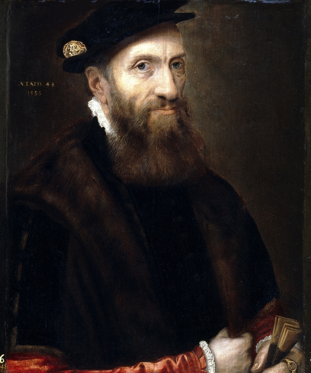 Portrait of a Man aged 48 by Frans Floris
