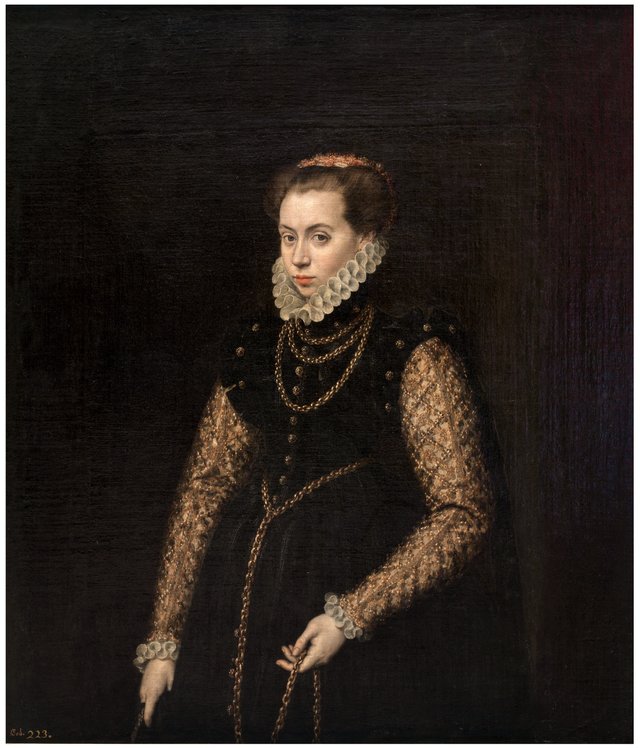 Lady with Gold Chains by Antonis Mor
