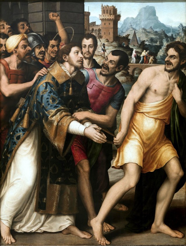 Saint Stephen is led to Martyrdom by Juan de Juanes