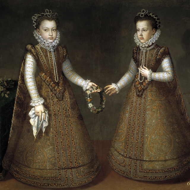 The Infantas Isabel Clara Eugenia and Catalina Micaela by Alonso Sánchez Coello