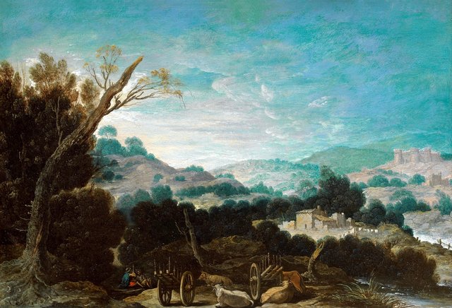 Landscape with Shepherds by Francisco Collantes
