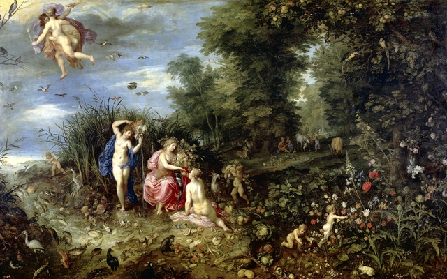 Abundance and the Four Elements by Hendrick van Balen the Elder