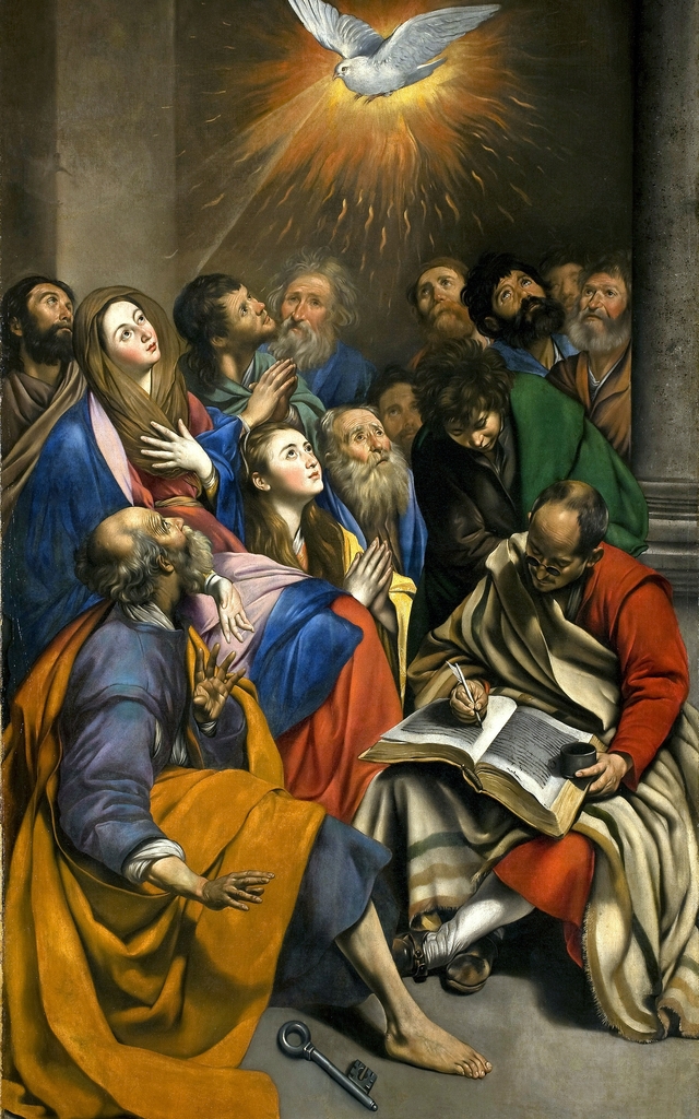 The Pentecost by Juan Bautista Maíno